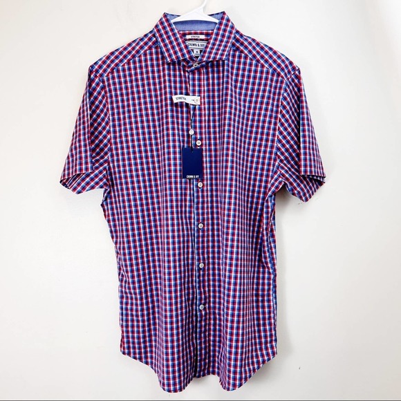 crown & ivy Other - Crown and Ivy NWT Button Down Short Sleeve Shirt
